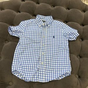 Polo by Ralph Lauren, boys size 4t, short sleeve button down dress shirt
